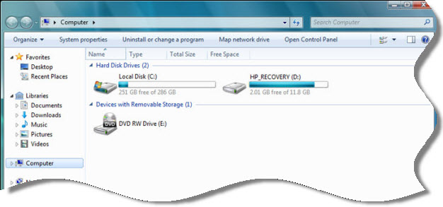 Windows 7 Explorer Features